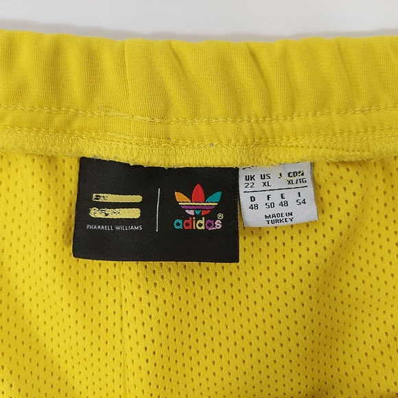 Adidas Originals Pharrell Williams TBIITD PW Yellow Shorts - Picture 9 of 13